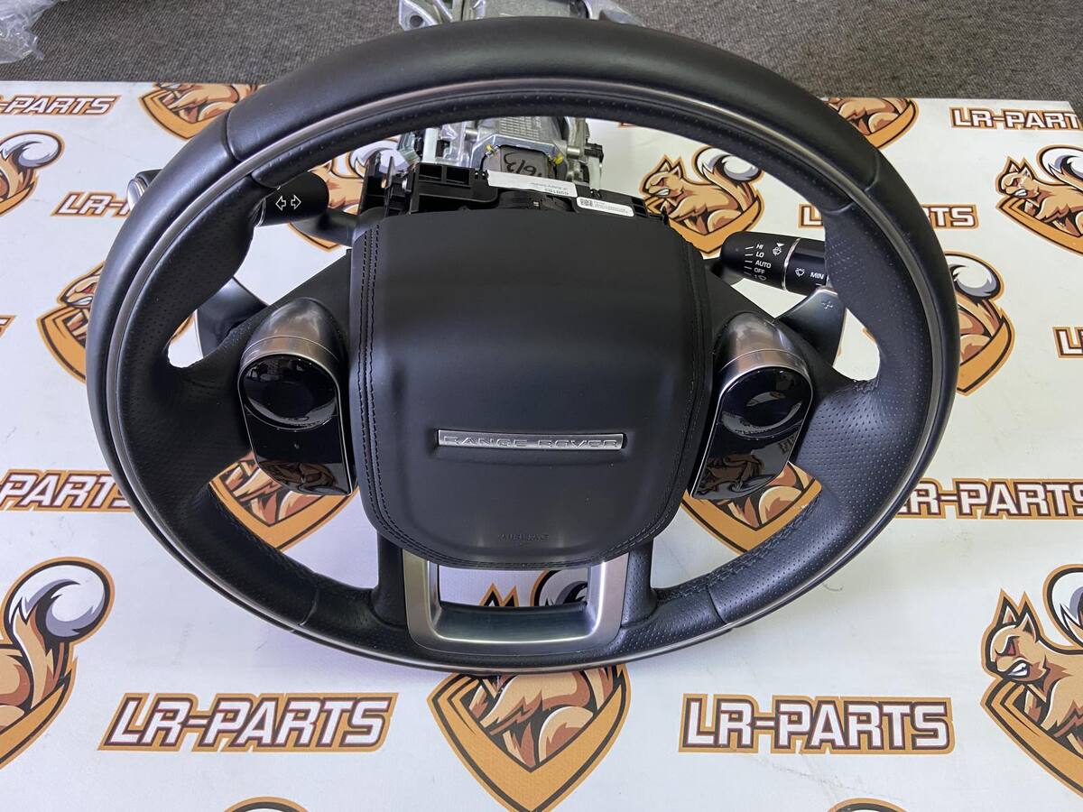 LR116235 Руль под AIR BAG кожа, с обогревом рестайлинг Range Rover Sport L494 (2014-2022) Б/У